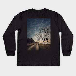 Lonely nomad Kids Long Sleeve T-Shirt